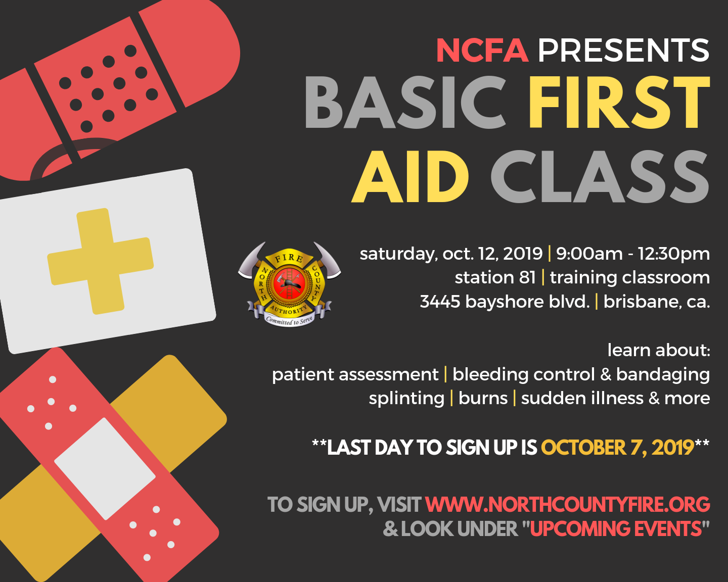Basic First Aid Class