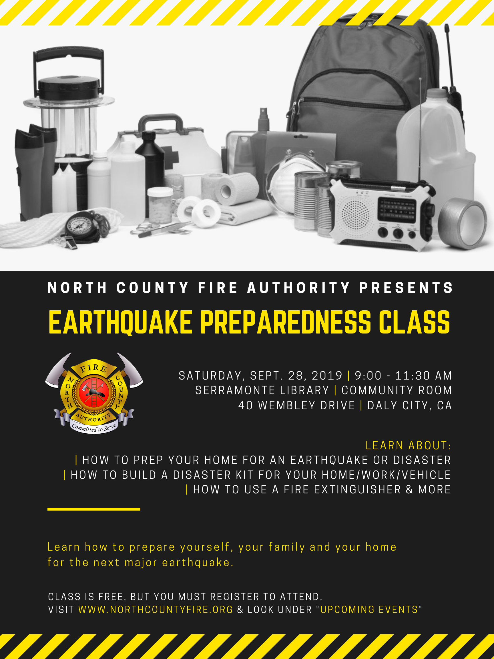 earthquake prep class