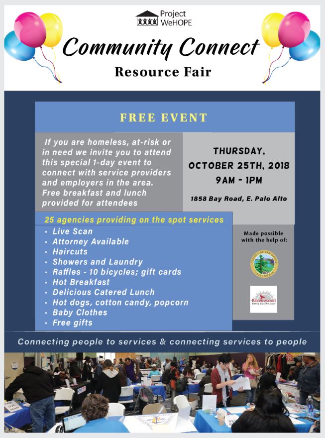 Community Connect Resource Fair flyer